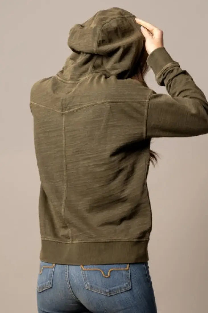 Kimes Ranch Women’s Dark Olive Tess Hoodie Women’s Pullover