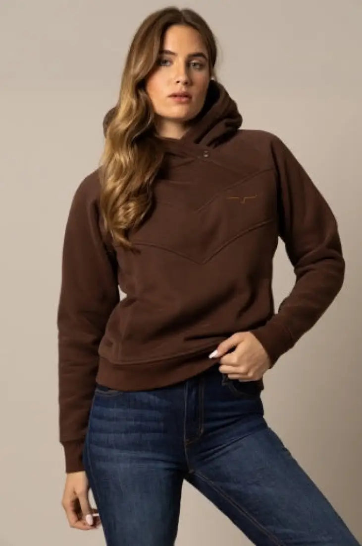 Kimes Ranch Women’s Ella Hoodie Small / Brown Women’s Pullover