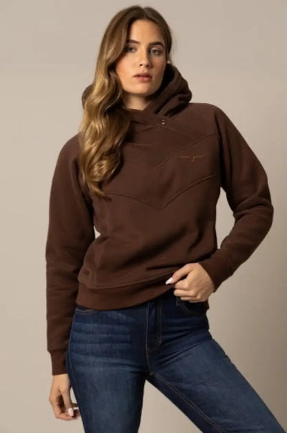 Kimes Ranch Women’s Ella Hoodie Small / Brown Women’s Pullover