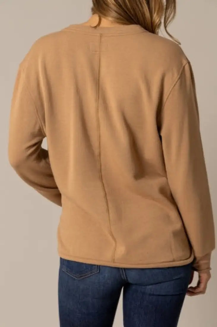 Kimes Ranch Women’s Elouise Henley Long Sleeve Blouse Women’s Tank/Blouse