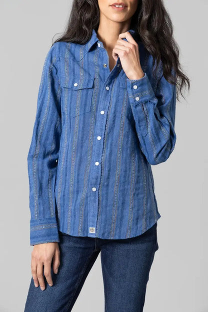 Kimes Ranch Women’s Ingram Stripe Western Shirt Sale Women’s Western