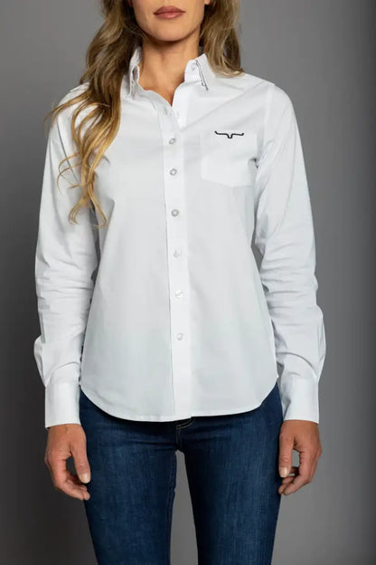 Kimes Ranch Women’s KR Team Shirt Small / White Women’s Western