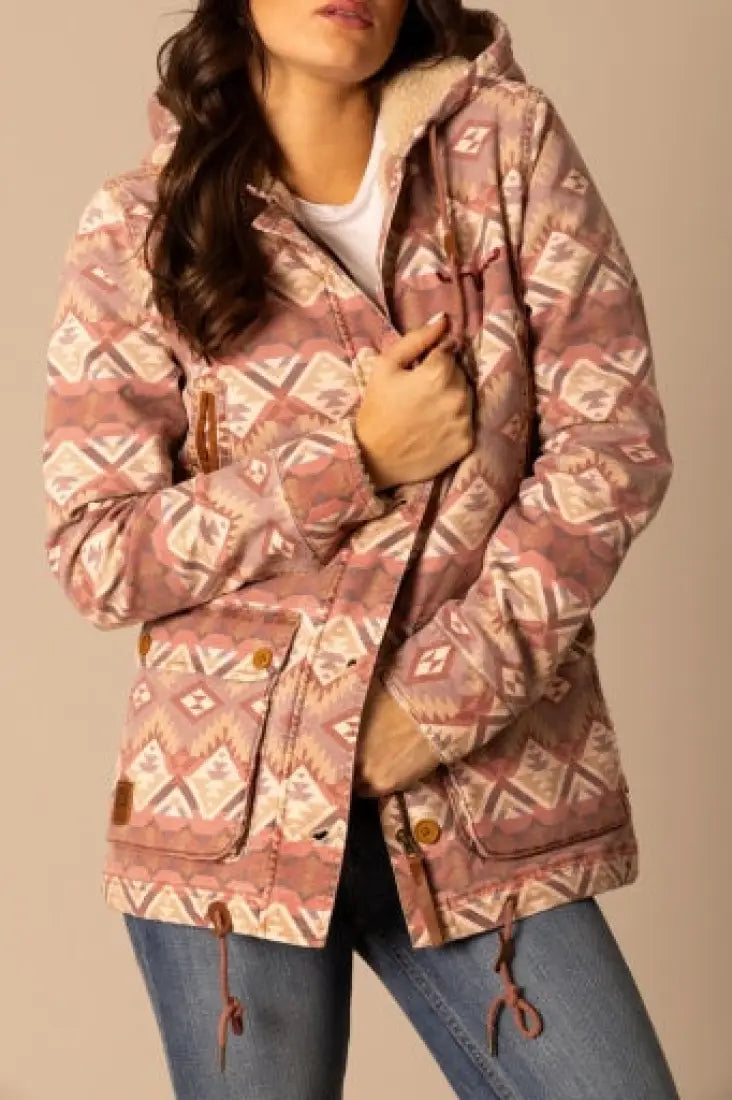 Kimes Ranch Women’s Mauve AWA Anorak Jacket Small Women’s Jacket