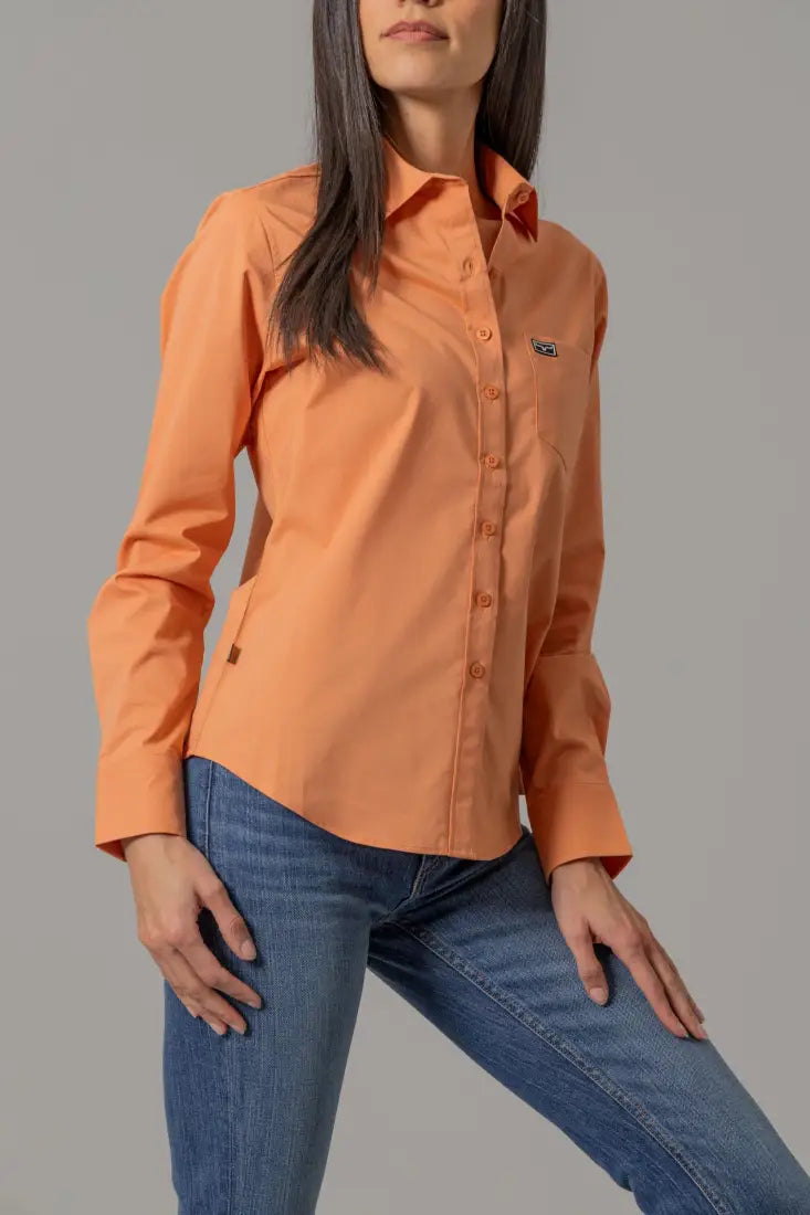 Kimes Ranch Women’s Melon Linville Western Shirt Women’s Western