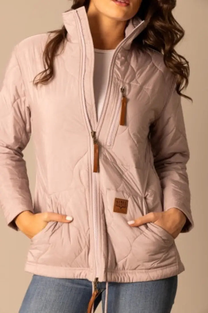 Kimes Ranch Women’s Pewter Lara Quilted Jacket Small Women’s Jacket