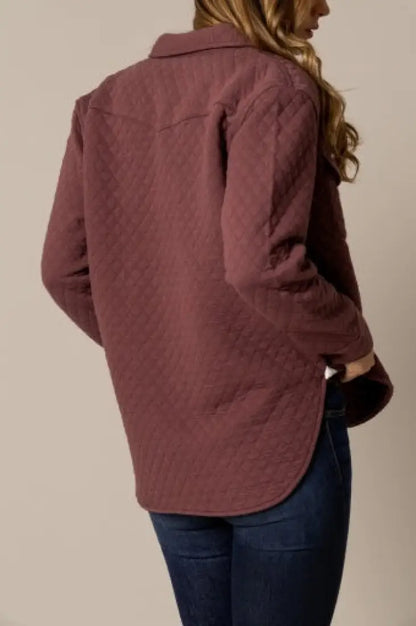 Kimes Ranch Women’s Susie Quilted Button Shirt Jacket Women’s Jacket