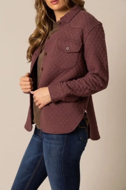 Kimes Ranch Women’s Susie Quilted Button Shirt Jacket Women’s Jacket