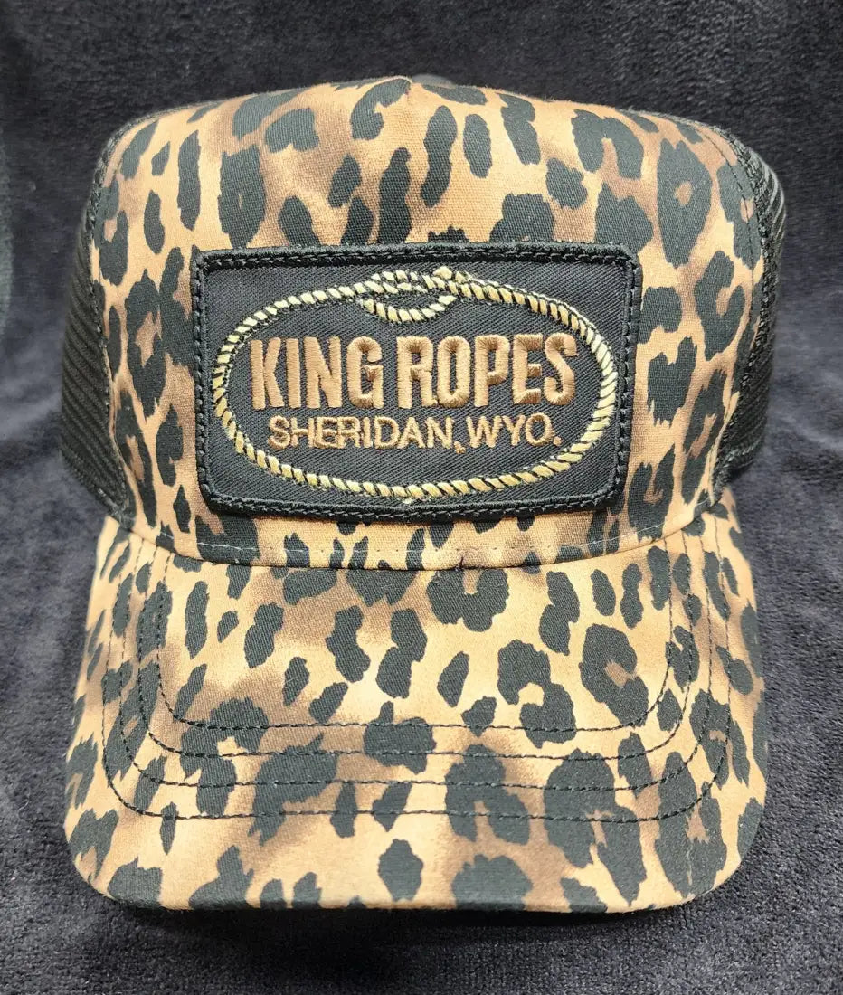 King Ropes Flat Bill Cap Leopard Hats
