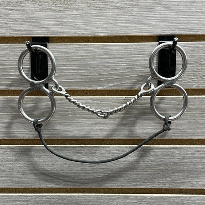 L&W #088 Butterfly Bit 16 - Medium Twisted Snaffle Bit