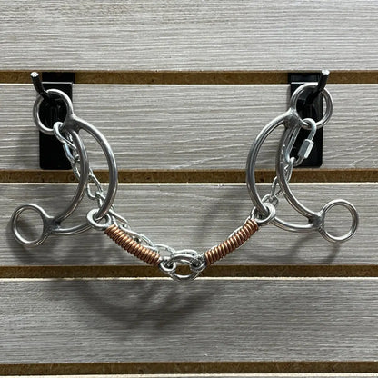 L&W #112 Quarter Moon Unlocked Bit 18b - Copper Wrapped Doughnut Bit