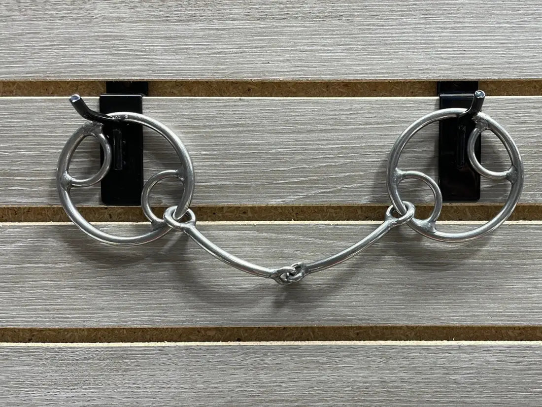 L&W #138C O Ring Snaffle Bit 11 - Medium Smooth Snaffle Bit