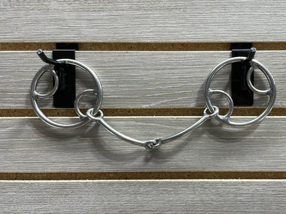 L&W #138C O Ring Snaffle Bit 11 - Medium Smooth Snaffle Bit