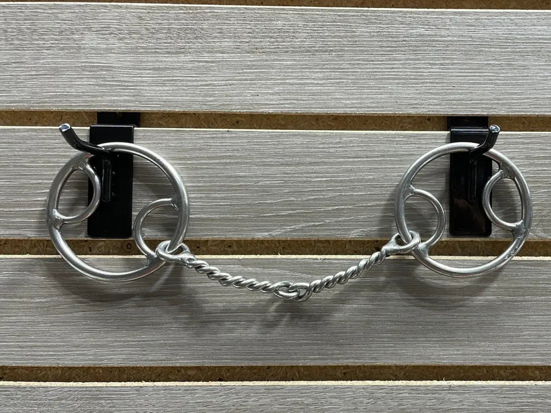 L&W #138C O Ring Snaffle Bit 16 - Medium Twisted Snaffle Bit