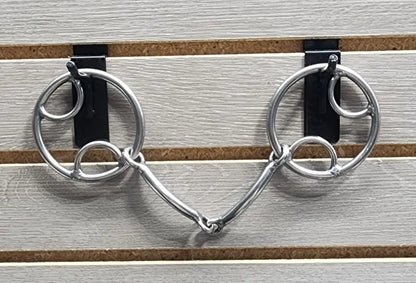 L&W #138D Ring Snaffle Bit 10 - Large Smooth Snaffle Bit
