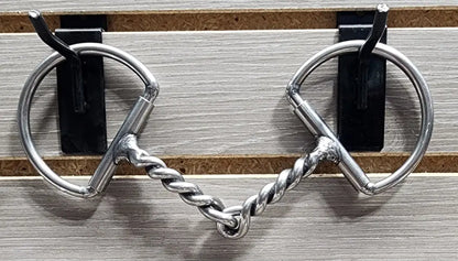 L&W #139 D-Ring Bit 15 - Large Twisted Snaffle 7/16’’ Bit
