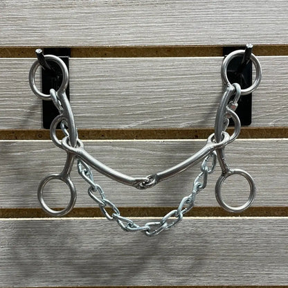 L&W #178 Lift Bit 10 - Large Smooth Snaffle Bit