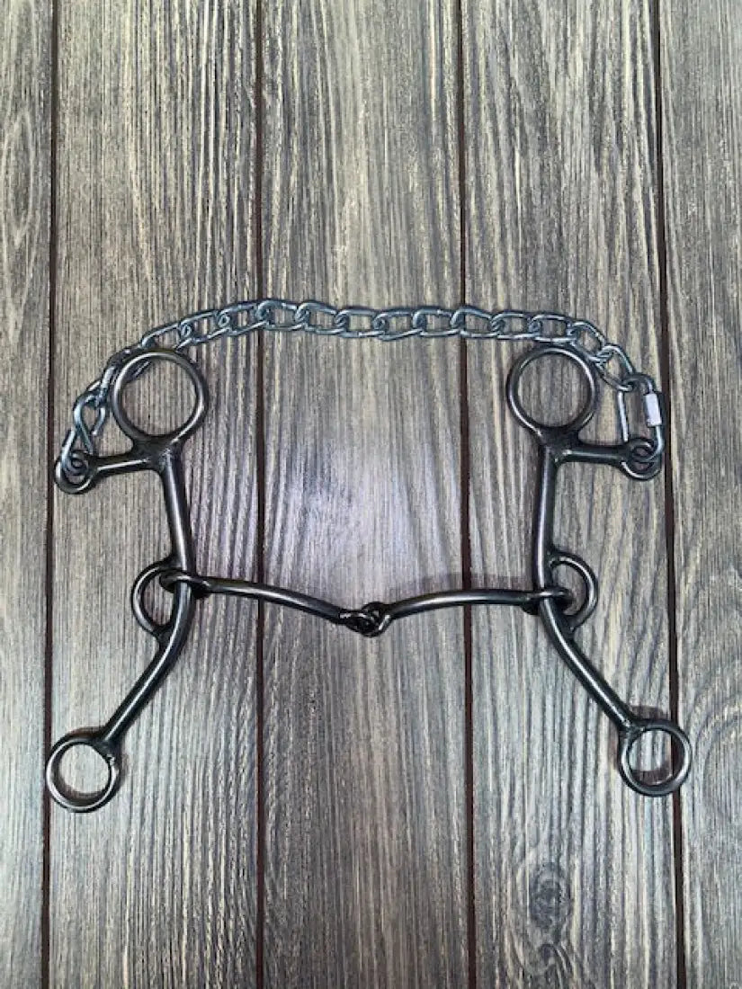 L&W #179 Lifter Bit - Short Shank 10 - Large Smooth Snaffle Bit
