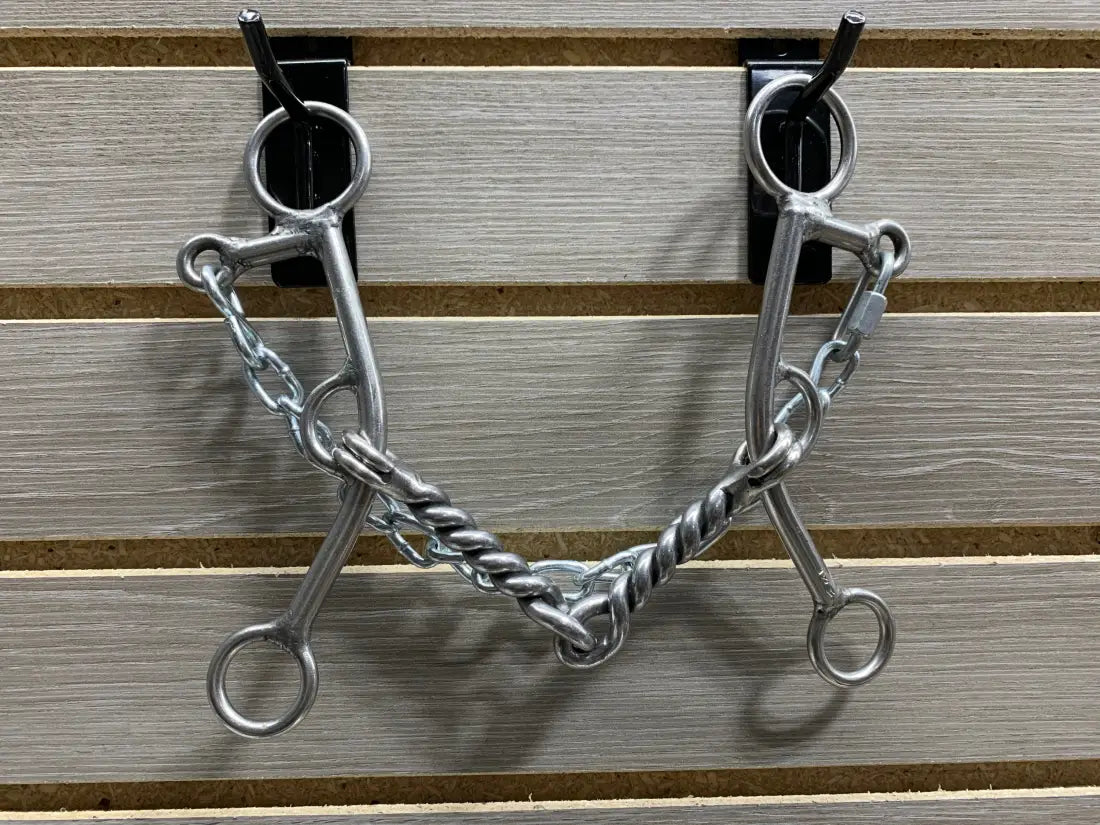 L&W #179 Lifter Bit - Short Shank 15 - Large Twisted Snaffle 7/16’’ Bit