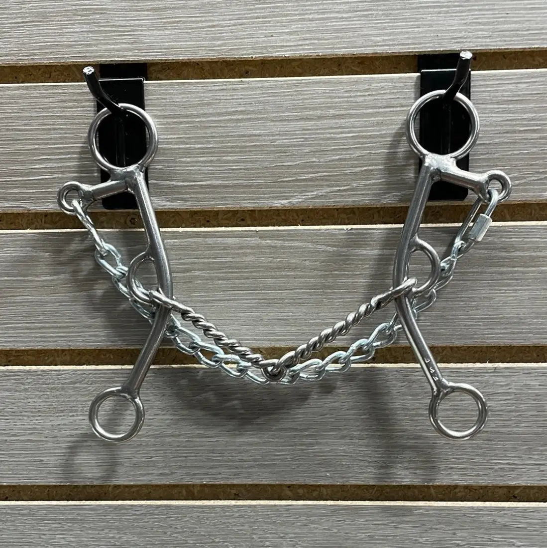 L&W #179 Lifter Bit - Short Shank 16 - Medium Twisted Snaffle Bit