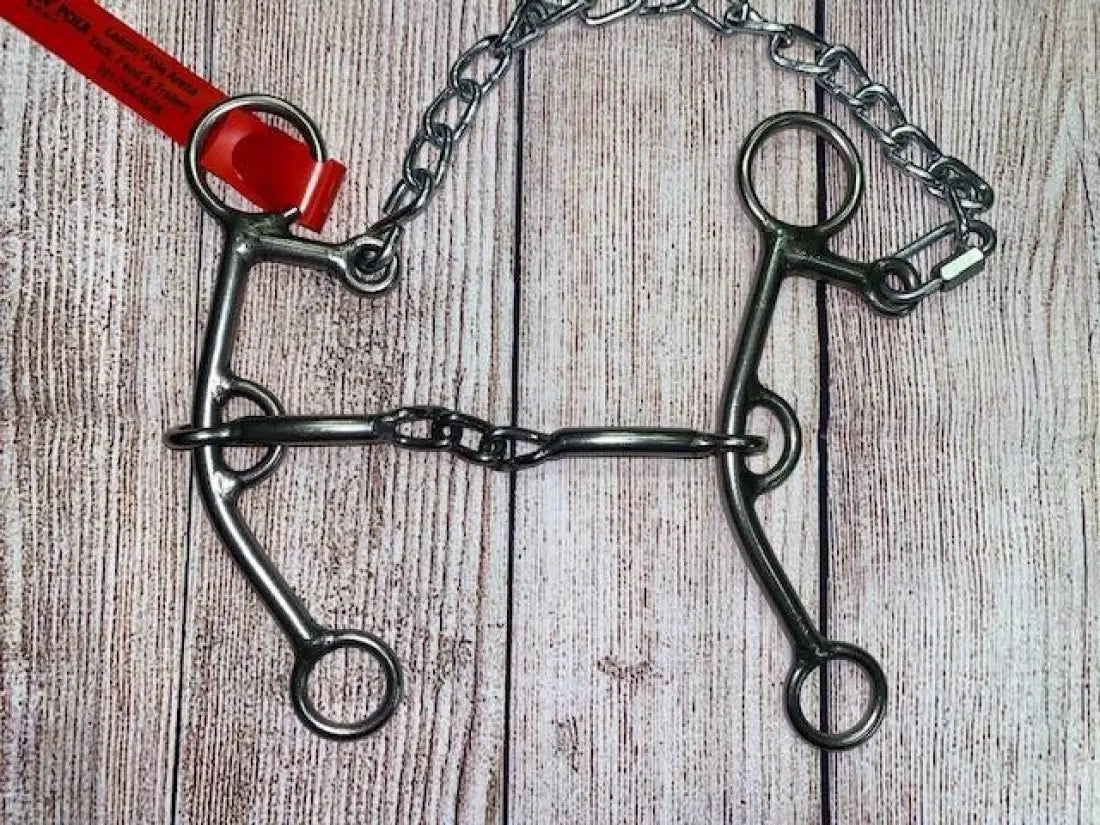 L&W #179 Lifter Bit - Short Shank 7 - Chain Middle Snaffle Bit