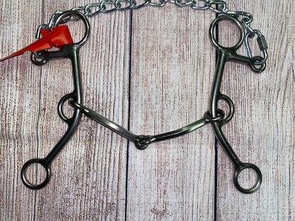 L&W #179 Lifter Bit - Short Shank 8 - Hex Snaffle Bit