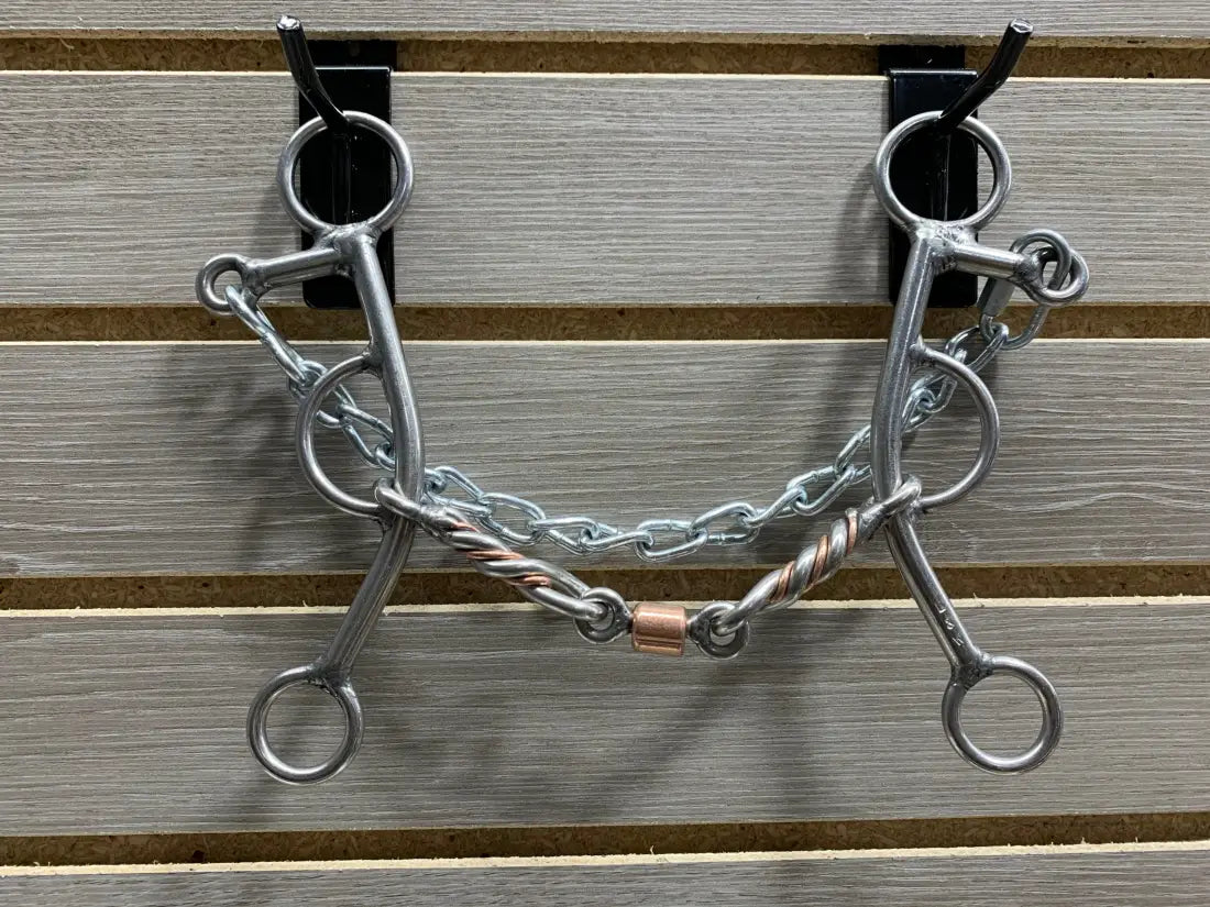 L&W #181 Lifter Bit - 7’’ Shank with Curb Set Backs 20 - 3/8’’ Twisted Copper Inlay w/ Dogbone Roller Bit