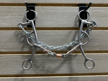 L&W #181 Lifter Bit - 7’’ Shank with Curb Set Backs 20 - 3/8’’ Twisted Copper Inlay w/ Dogbone Roller Bit