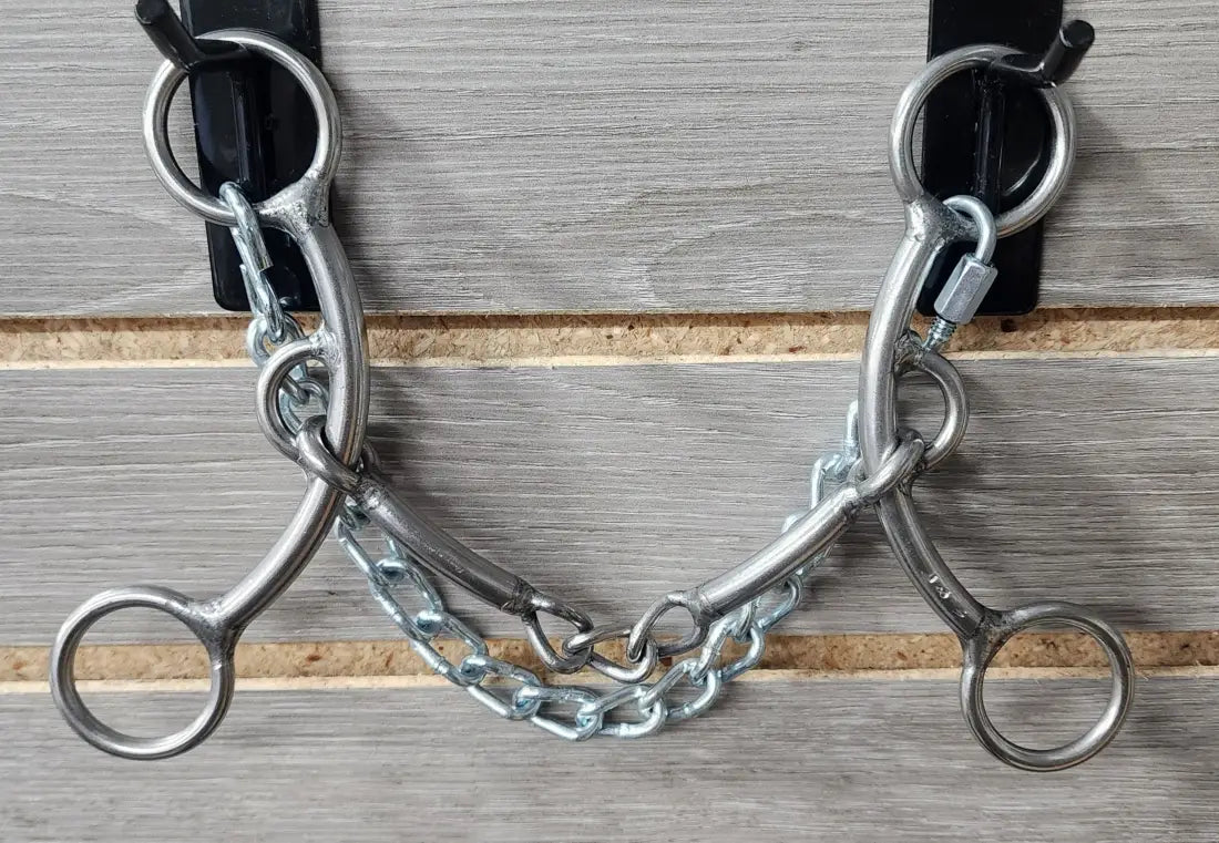 L&W #182 Lift Bit 7 - Chain Middle Snaffle Bit