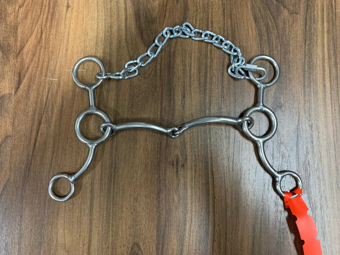 L&W #184 Junior Cowhorse Circle Ring Bit - 6’’ 10 - Large Smooth Snaffle Bit