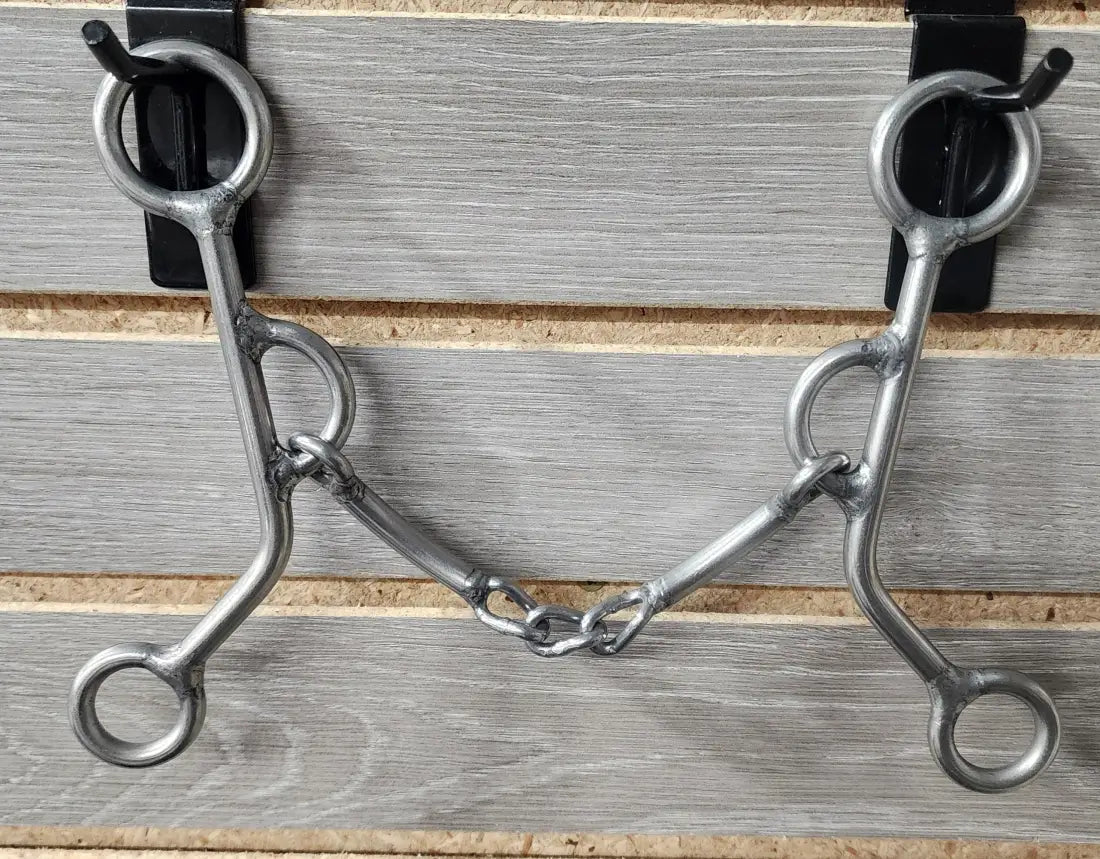 L&W #185 Reverse Gag Bit 7 - Chain Middle Snaffle Bit