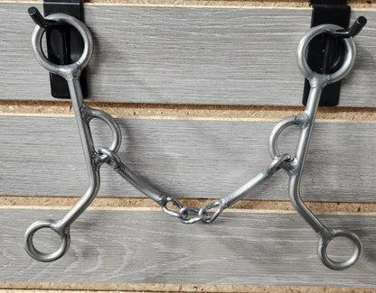 L&W #185 Reverse Gag Bit 7 - Chain Middle Snaffle Bit