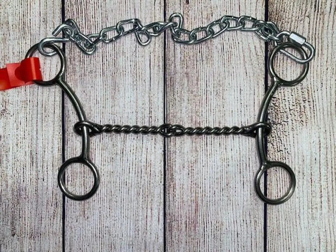 L&W #189 Slider Bit 16 - Medium Twisted Snaffle Bit