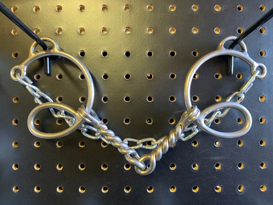 L&W #191 Sweet Six Bit 15 - Large Twisted Snaffle 7/16’’ Bit