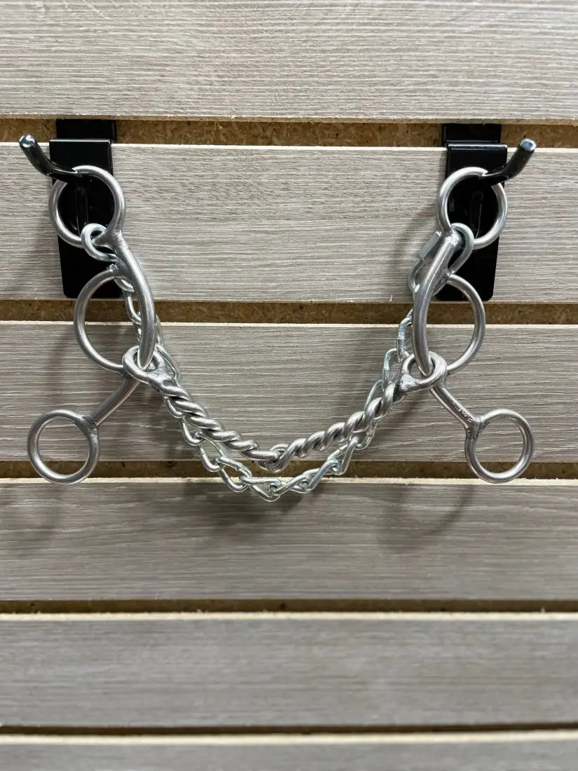 L&W #266 Lift Bit 38 - Large Twisted Snaffle Bit