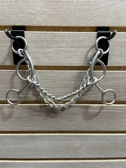L&W #266 Lift Bit 38 - Large Twisted Snaffle Bit
