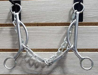 L&W #KJ Long Shank Kathy James Bit 8 - Hex Snaffle Bit