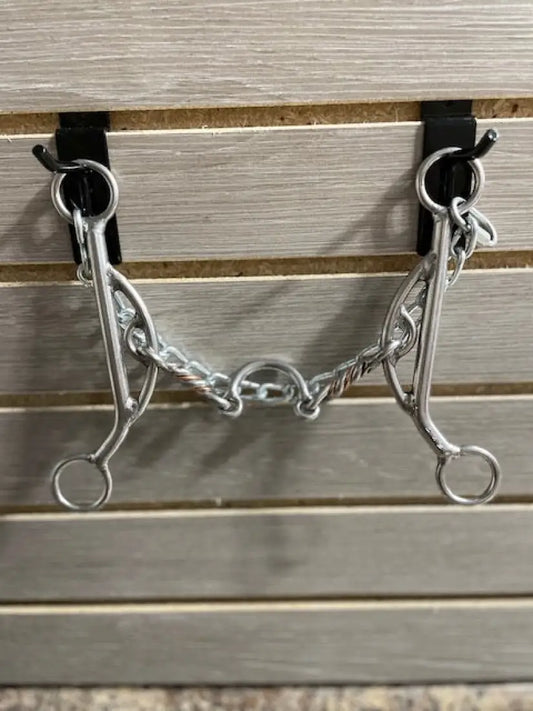 L&W #KJ3 Long Shank Kathy James with Stops Bit 3d - Copper Twisted Port Bit