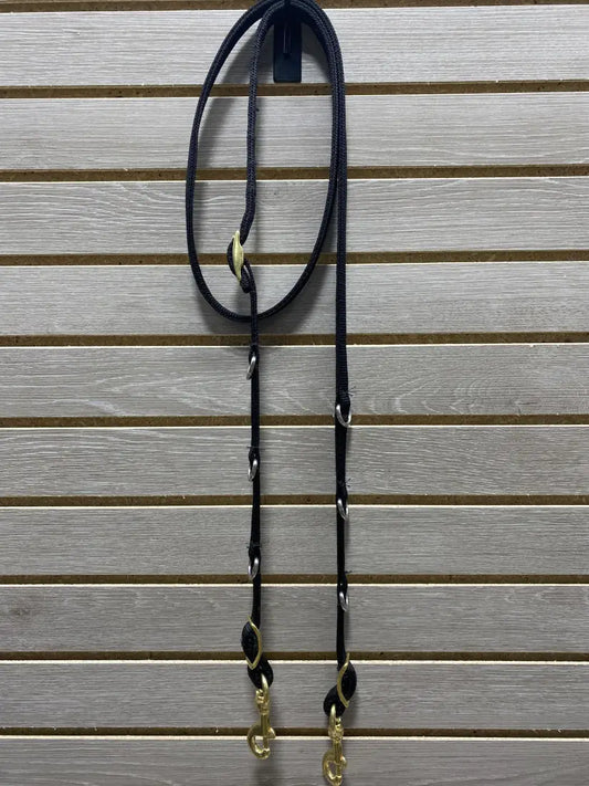 L&W Nylon German Martingale Reins 3/4’’ / 6’ Reins