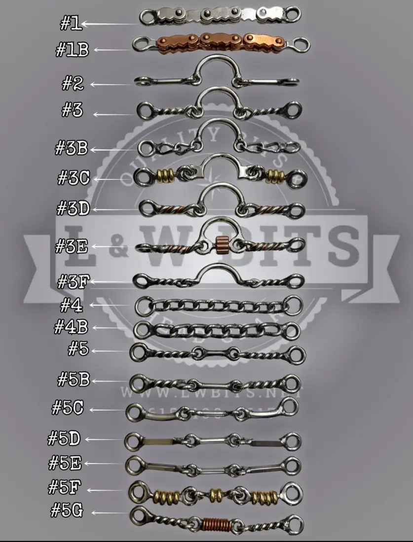 Roping Bit L&W Roping Bits (Various Mouthpieces and Shanks) – Leanin' Pole Arena