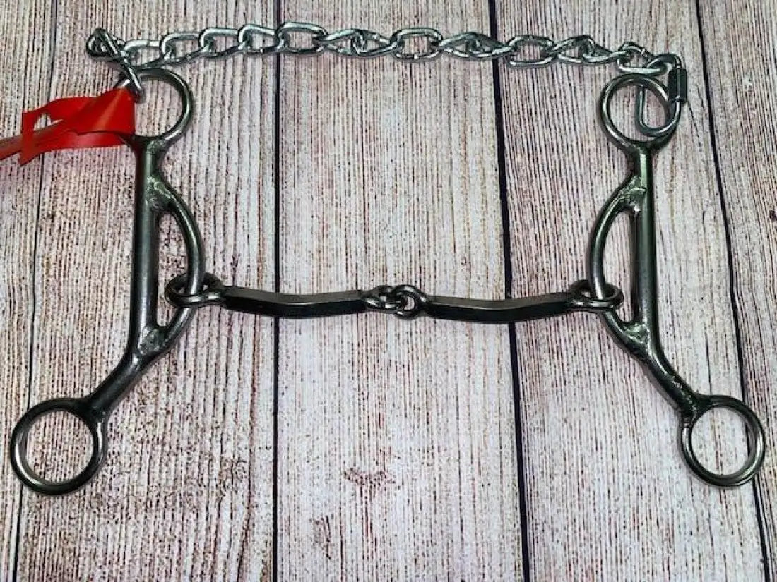 L&W #SSKJ Short Shank Kathy James Bit 25 - Square Snaffle Bit