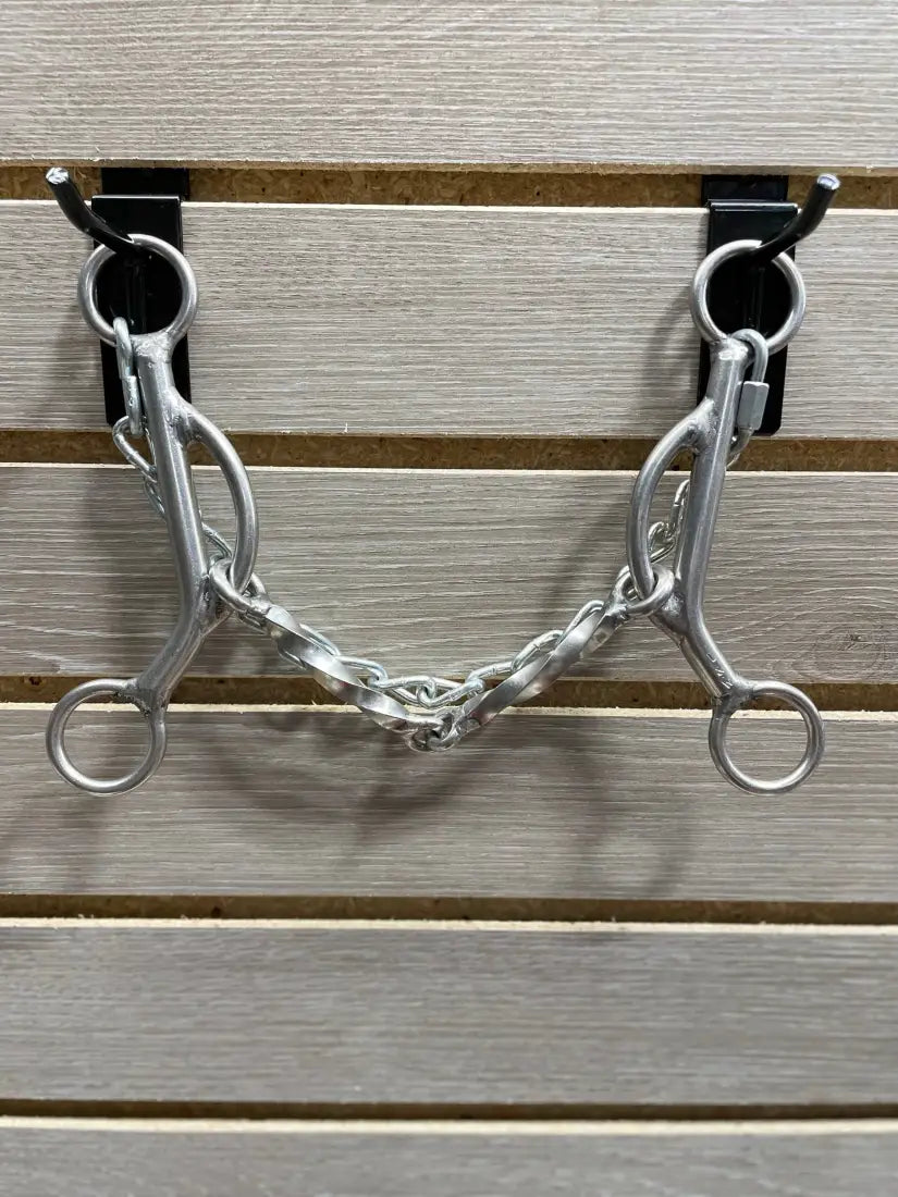 L&W #SSKJ Short Shank Kathy James Bit 25d - Slow Twist Snaffle Bit