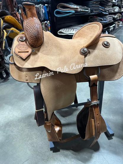 Lazy ’L’ Saddles by Larry Coats 14.5’’ Team Roper 14.5’’ Rope Saddle