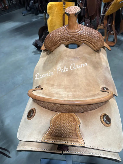 Lazy ’L’ Saddles by Larry Coats 14.5’’ Team Roper 14.5’’ Rope Saddle