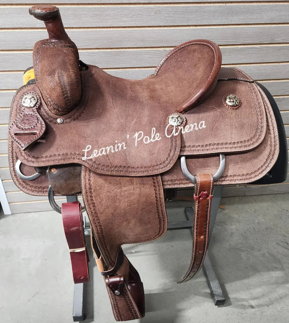 Lazy ’L’ Saddles by Larry Coats 15’’ Team Roper 15’’ Rope Saddle