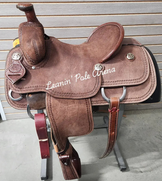 Lazy ’L’ Saddles by Larry Coats 15’’ Team Roper 15’’ Rope Saddle