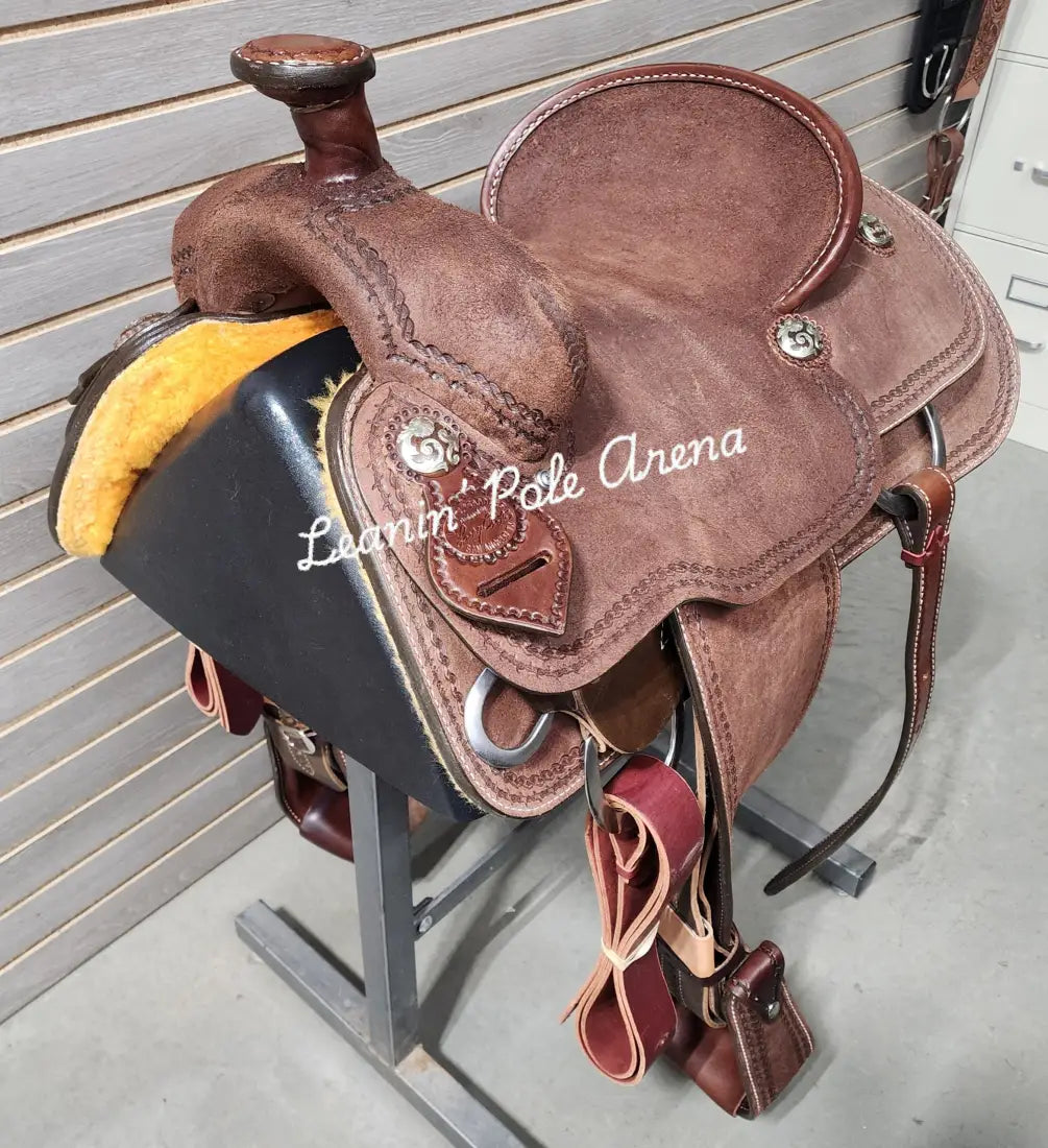 Lazy ’L’ Saddles by Larry Coats 15’’ Team Roper 15’’ Rope Saddle