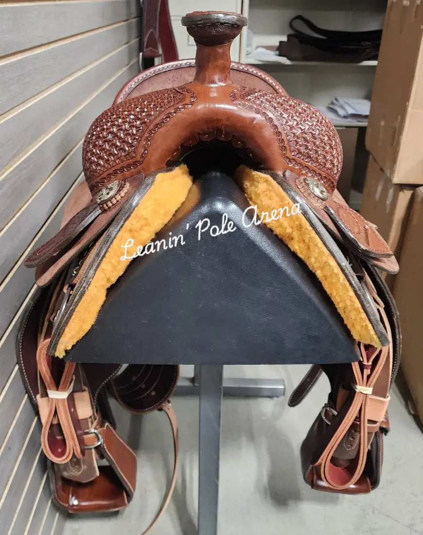 Lazy ’L’ Saddles by Larry Coats 15’’ Team Roper 15’’ Rope Saddle