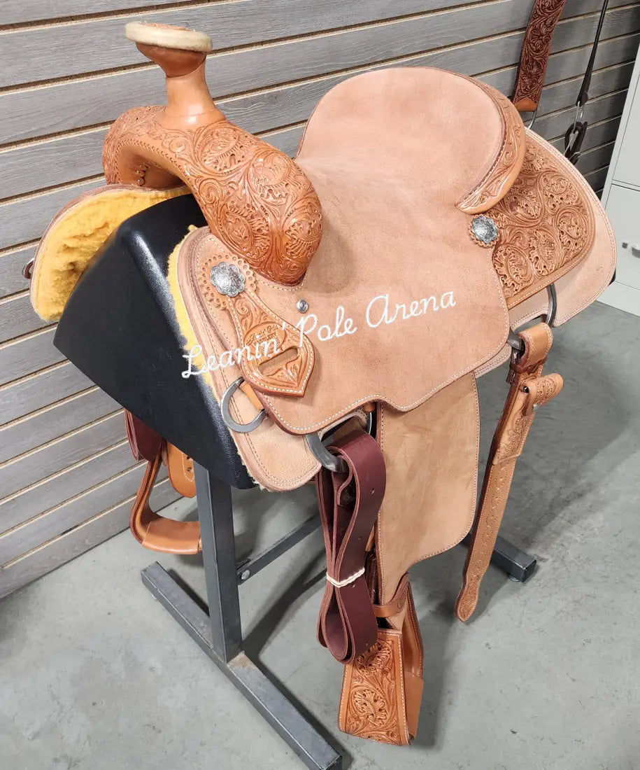 Leanin Pole 14.5’’ Team Roper Saddle 14.5’’ Rope Saddle