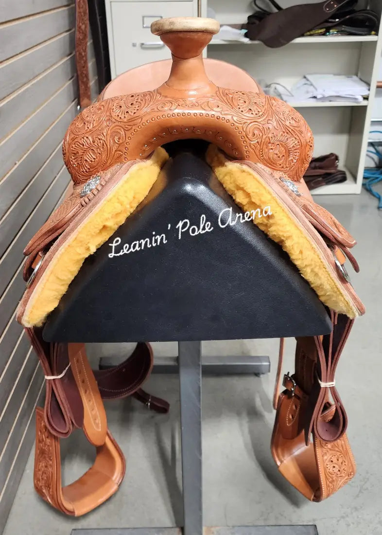 Leanin Pole 14.5’’ Team Roper Saddle 14.5’’ Rope Saddle