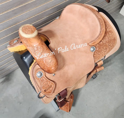Leanin Pole 14.5’’ Team Roper Saddle 14.5’’ Rope Saddle